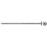 fischer Holzbauschraube PowerFast 6,0x120 Tellerkopf TX 100 Stück, mit Teilgewinde, Edelstahl A2