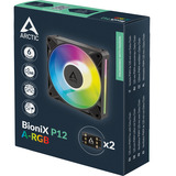ARCTIC BioniX P12 A-RGB, Gehäuselüfter schwarz/weiß, 120 mm
