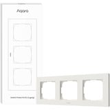 Aqara Switch Frame H2 EU (3-Gang), Einbaurahmen weiß, 3-Fach-Rahmen