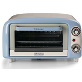 Ariete Mini-Backofen Vintage Blue weiß/hellblau, 800 Watt, 10 Liter