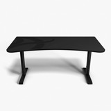 Arozzi Arena Gaming Desk, Gaming-Tisch dunkelgrau, Large - Gunmetal - Dark Grey