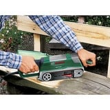 Bosch Bandschleifer PBS 75 AE, Set grün, 750 Watt, Parallel- und Winkelanschlag