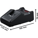 Bosch Professional 18V Profi-Set Bohrhammer GBH 18V-22 + Bohrschrauber GSR 18V-45 blau/schwarz, 2x Li-Ionen Akku 4,0Ah, Hammerbohrer- und Bit-Set, Werkzeugtasche