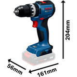 Bosch Professional Akku-Schlagbohrschrauber GSB18V-52 mit 2 Akkus 18 Volt 2,0 Amperestunden im L-Case Kit