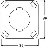 Busch-Jaeger Steckdose Unterputz weiß, Retail