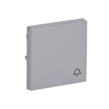 Busch-Jaeger Wippe mit Aufdruck mit Symbol Klingel aluminium, Retail