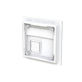 Busch-Jaeger Zentalscheibe einteilig signalieren 1571 CN-44G, Abdeckung weiß, Retail