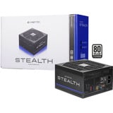 Chieftec Stealth 1000W, PC-Netzteil schwarz, 1x 12-Pin High Power GPU, 3x PCIe, Kabelmanagement, 1000 Watt