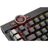 Corsair K100 RGB, Gaming-Tastatur schwarz, DE-Layout, Cherry MX RGB Speed Silver