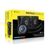 Corsair NAUTILUS 240 RS LCD, Wasserkühlung schwarz