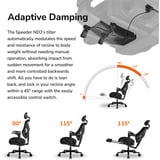 Cougar Gaming/Office-Stuhl Speeder NEO, Gaming-Stuhl schwarz