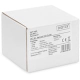 Digitus CAT.6A Datenanschlussdose, Unterputz, geschirmt, 2x RJ-45 LSA weiß, Klasse EA, vertikale Kabelinstallation