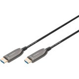 Digitus HDMI AOC Hybrid Glasfaserkabel, UHD 8K schwarz, 20 Meter