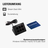 Elgato Stream Deck Mini, Keypad schwarz