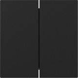 Gira Wippe zwei fach gerade stehend, Abdeckung schwarz, Retail