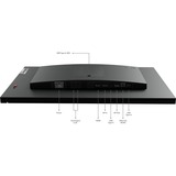 Lenovo ThinkVision P24h-30, LED-Monitor 60.45 cm (23.8 Zoll), schwarz, QHD, IPS, HDMI, DisplayPort, USB-C, Pivot