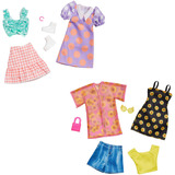 Mattel Barbie Moden 2 Outfits und 2 Accessoires, Sets 