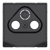 Merten Zentralplatte für Antennensteckdosen, Abdeckung grau, Retail