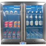 Napoleon Außen-Kühlschrank NFR210ODGL-CE, Getränkekühlschrank edelstahl, Doppeltür