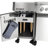 Napoleon Prestige Unterschrank-Set edelstahl, links u. rechts