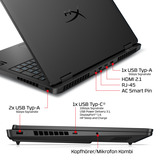OMEN HyperX OMEN 16-ap1091ng, Gaming-Notebook schwarz, AMD Ryzen 9 8940HX, NVIDIA GeForce RTX 5070, 16 GB DDR5, 1 TB (1 TB SSD), Windows 11 Home