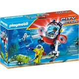 PLAYMOBIL 70142 City Action - Seenot: Umwelteinsatz mit Tauchboot, Konstruktionsspielzeug