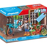 PLAYMOBIL 70674 Geschenkset "E-Bike-Werkstatt", Konstruktionsspielzeug