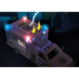 PLAYMOBIL 70936 City Action Rettungs-Fahrzeug: US Ambulance, Konstruktionsspielzeug Mit Licht und original US Rettungswagen-Sirenen-Sound
