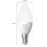 Philips HUE White E14, LED-Lampe ersetzt 40 Watt