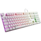 Sharkoon PureWriter RGB, Gaming-Tastatur weiß, DE-Layout, Kailh Choc Low Profile Red