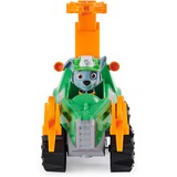 Spin Master Paw Patrol Dino Rescue Rockys Basis Fahrzeug, Spielfahrzeug grün/orange, Inkl. Überraschungs-Dino Figur