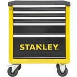Stanley Werkstattwagen mit 5 Schubladen, Werkzeugwagen gelb/schwarz, bis 300kg belastbar