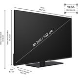 Telefunken XF40VP750M, LED-Fernseher 102 cm (40 Zoll), schwarz, FullHD, Triple Tuner, SmartTV, VIDAA-Betriebssystem