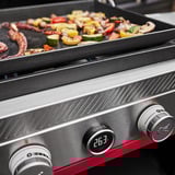 Weber Slate GPSB Premium Plancha, 76cm, Gasgrill Mit Seitenbrenner