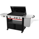 Weber Slate GPSB Premium Plancha, 76cm, Gasgrill Mit Seitenbrenner