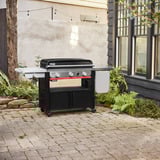 Weber Slate GPSB Premium Plancha, 76cm, Gasgrill Mit Seitenbrenner