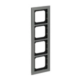 0 Abdeckrahmen 1724-270 platin, Retail