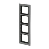 0 Abdeckrahmen 1724-270 platin, Retail