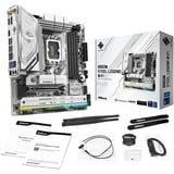 ASRock B860M Steel Legend WiFi, Mainboard weiß