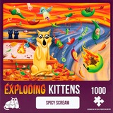 Asmodee Puzzle Exploding Kittens - Spicy Scream 1000 Teile