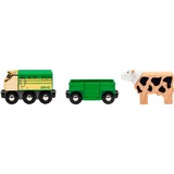 BRIO World Sondereditionszug 2023 - Bauernhof-Zug mit Kuh, Spielfahrzeug 