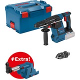 Bosch Akku-Bohrhammer GBH 18V-26 F Professional, mit GDE 18V-16 blau/schwarz, ohne Akku und Ladegerät, in L-BOXX