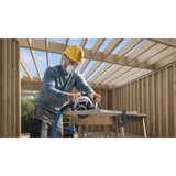 Bosch Akku-Handkreissäge GKS 18V-68-2 Professional solo, 18Volt blau/schwarz, ohne Akku und Ladegerät, Ø 190mm, in L-BOXX