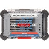 Bosch PRO Impact Mixed Bit-Set, 35-teilig, Bohrer- & Bit-Satz Schrauberbits und Multi Construction Bohrer