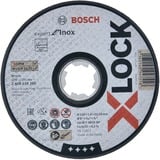 Bosch X-LOCK Trennscheibe Expert for Inox, Ø 125mm Bohrung 22,23mm, AS 46 T INOX BF, gerade
