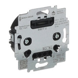 Busch-Jaeger Relais-Einsatz flex Typ 64811 U, 3-Leiter-Anschlusstechnik, Unterputzmontage schwarz (glänzend), Retail