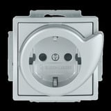 Busch-Jaeger Servicesteckdose zwanzig EUCBDR achtundachtzig drei aluminium, Retail