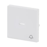 Busch-Jaeger Wippe tastschalter matt mit Symbol Klingel weiß (matt), Retail