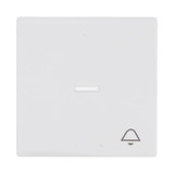 Busch-Jaeger Wippe tastschalter matt mit Symbol Klingel weiß (matt), Retail