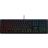 CHERRY G80-3000N RGB, Tastatur schwarz, DE-Layout, Cherry MX Silent Red